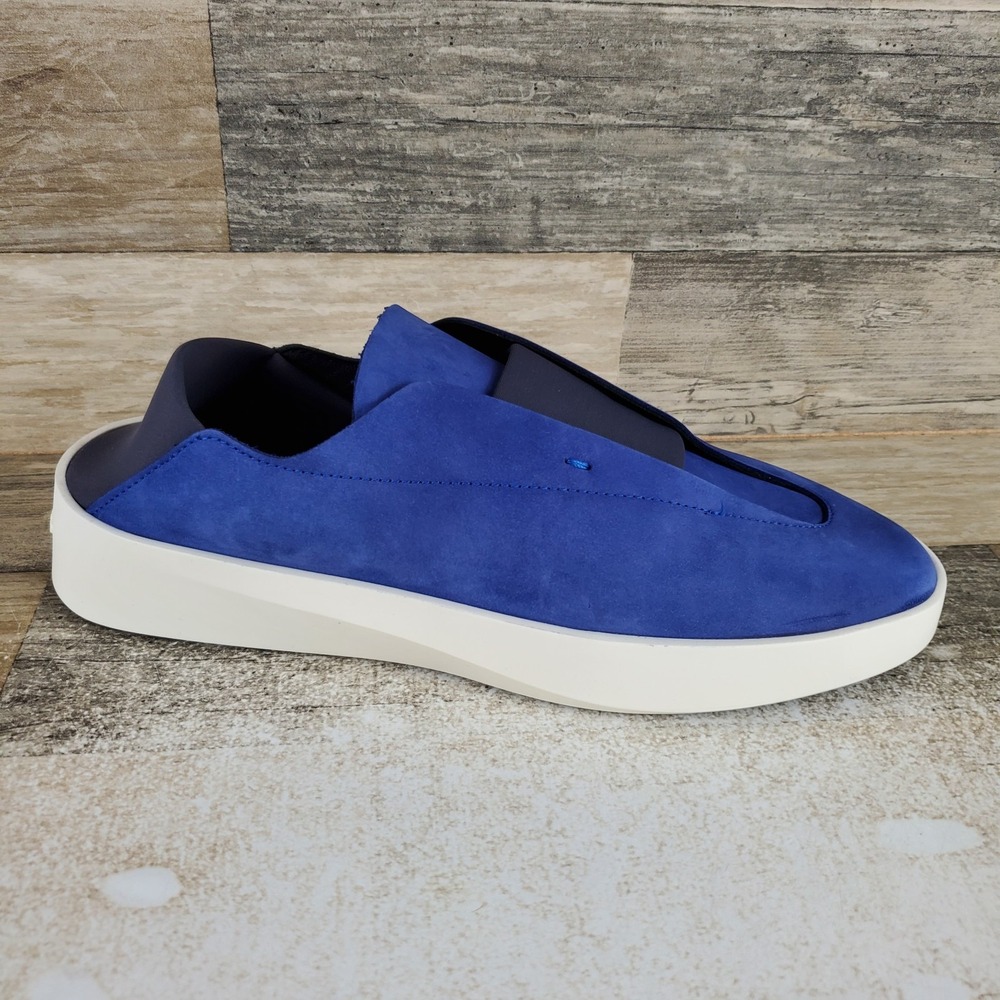 Wolf & Shepherd Cruise Mule Womens Shoe Sz 9 Royal Blue Suede Nubuck Sneaker